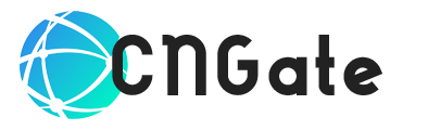 CNGate Logo Black